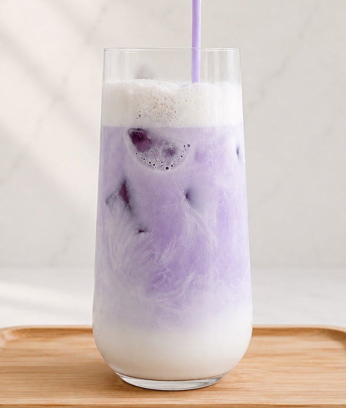 Paso 4: el remolino morado en el vaso